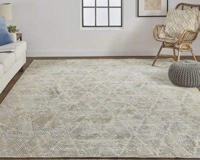 product image for Huntley Gray and Taupe Rug by BD Fine Roomscene Image 1 76