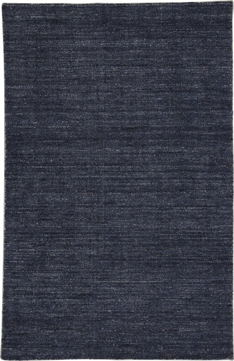 media image for Legros Hand Woven Navy Blue Rug by BD Fine Flatshot Image 1 265