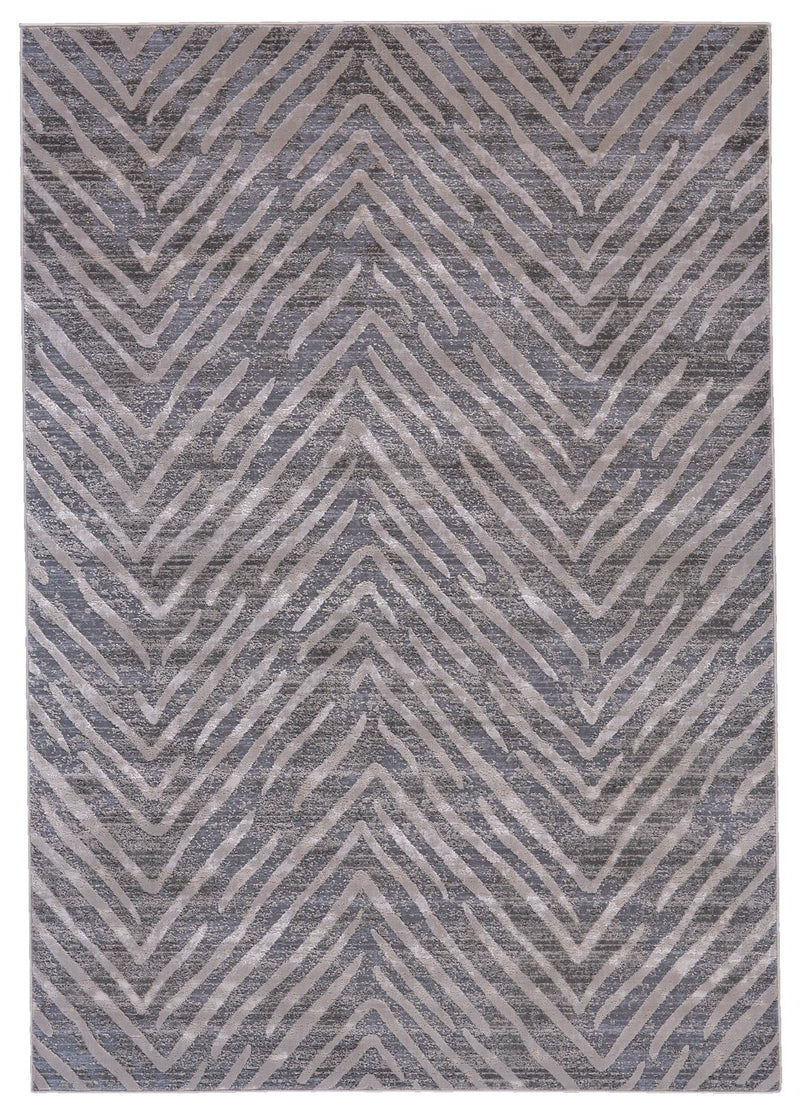 media image for Vanhorn Stormy and Opal Gray Rug by BD Fine Flatshot Image 1 230