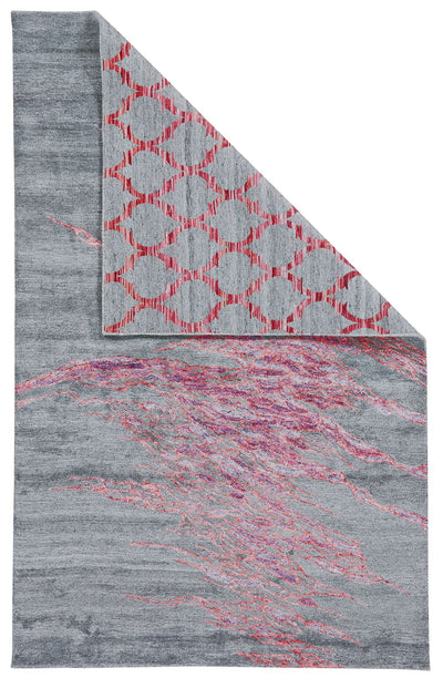 product image for Agadir Hand Tufted Red and Gray Rug by BD Fine Flatshot Image 1 33