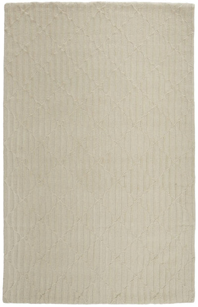 product image for Colter Hand Woven Ivory and Cream Rug by BD Fine Flatshot Image 1 92