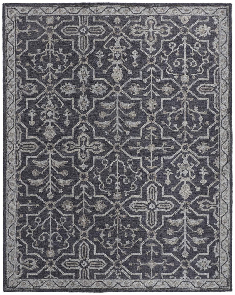 media image for Faris Hand Tufted Odyssey Gray Rug by BD Fine Flatshot Image 1 270