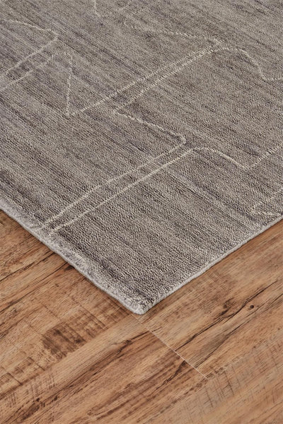 product image for Miska Hand Woven Gray and Ivory Rug by BD Fine Corner Image 1 32