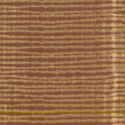 product image of Sample Shibori Horizontal Stripe Wallpaper in Orange/Terracotta 560