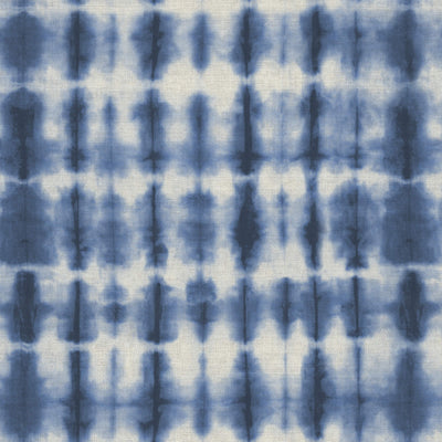 product image of Shibori Rectangle Textured Wallpaper in Indigo/Cream 551