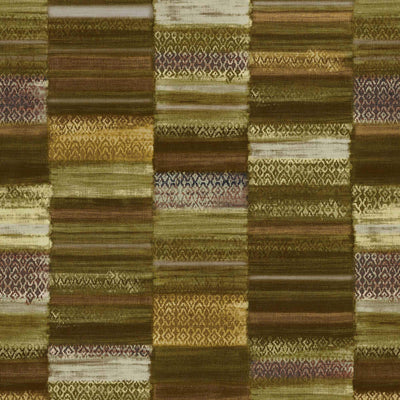 product image for Block Tiles Textured Wall Mural in Green/Gold 12