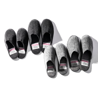 product image for slippers large light gray design by puebco 5 19