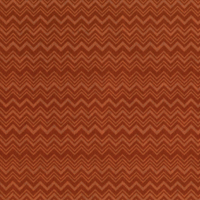product image of Chevron Small Flocked Wallpaper in Burnt Orange 574