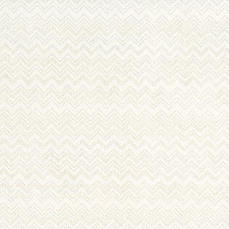 media image for Chevron Small Flocked Wallpaper in Cream 25