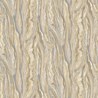 product image for Marble Wallpaper in Gold/Silver/Cream from the ELLE Decoration Collection by Galerie Wallcoverings 17