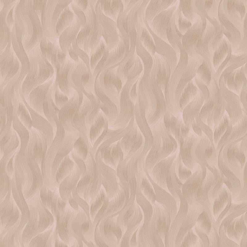 media image for Wave Pattern Wallpaper in Blush from the ELLE Decoration Collection by Galerie Wallcoverings 278