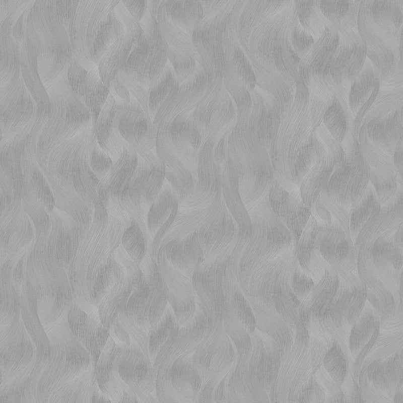 media image for Wave Pattern Wallpaper in Silver from the ELLE Decoration Collection by Galerie Wallcoverings 277