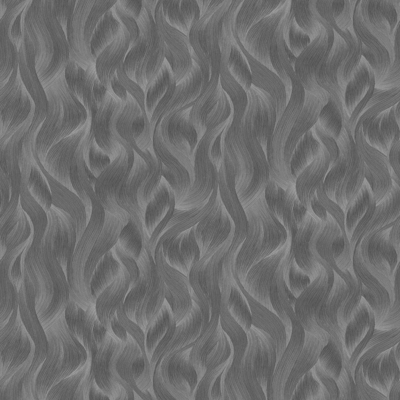 media image for Wave Pattern Wallpaper in Silver/Grey from the ELLE Decoration Collection by Galerie Wallcoverings 216