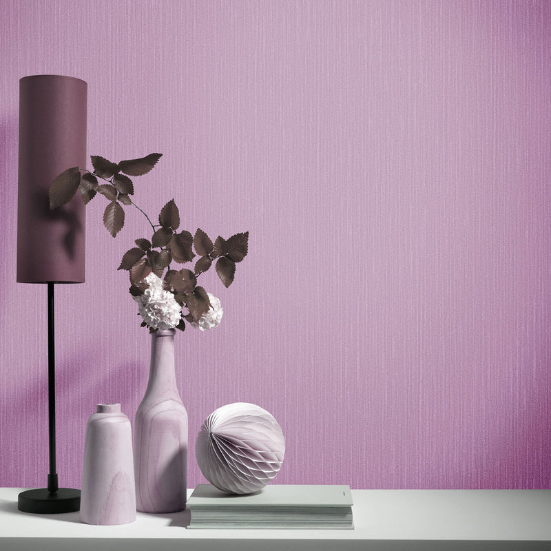 media image for Plain Structure Wallpaper in Purple/Pink from the ELLE Decoration Collection by Galerie Wallcoverings 290