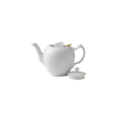 product image for white fluted half lace serveware by new royal copenhagen 1017292 35 3