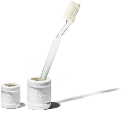 product image for ceramic toothbrush stand design by puebco 4 57