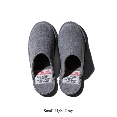 product image for slippers large light gray design by puebco 1 49