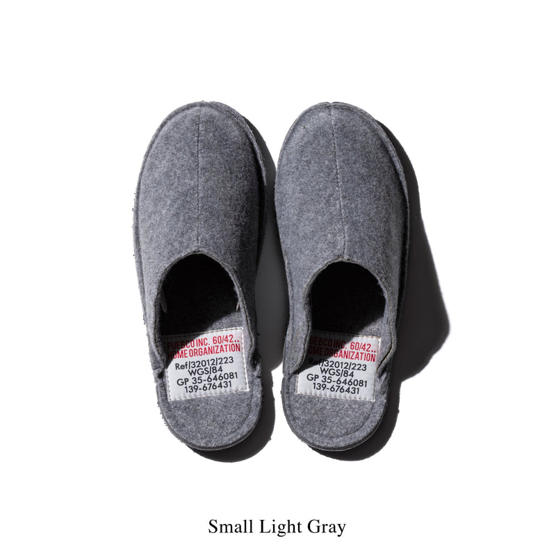 media image for slippers large light gray design by puebco 1 277
