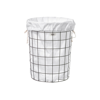 product image for wire basket with plain laundry bag large design by puebco 1 86