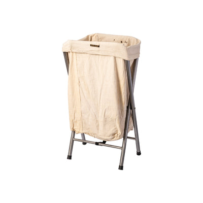 product image for vintage folding laundry hamper off white design by puebco 2 36