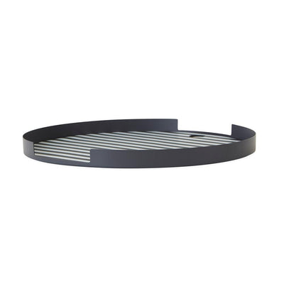 product image for oka tray round anthracite silicone mat design by oyoy 1 52