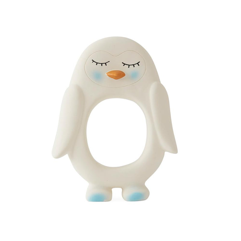 media image for penguin baby teether in white by oyoy 1 231