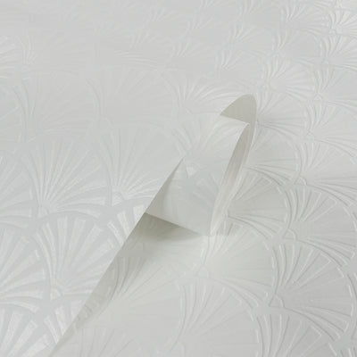 product image for Deco Scallop Paintable Wallpaper by Seabrook Wallcoverings 73