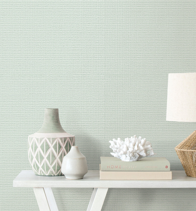 media image for Small Weave Paintable Wallpaper by Seabrook Wallcoverings 260