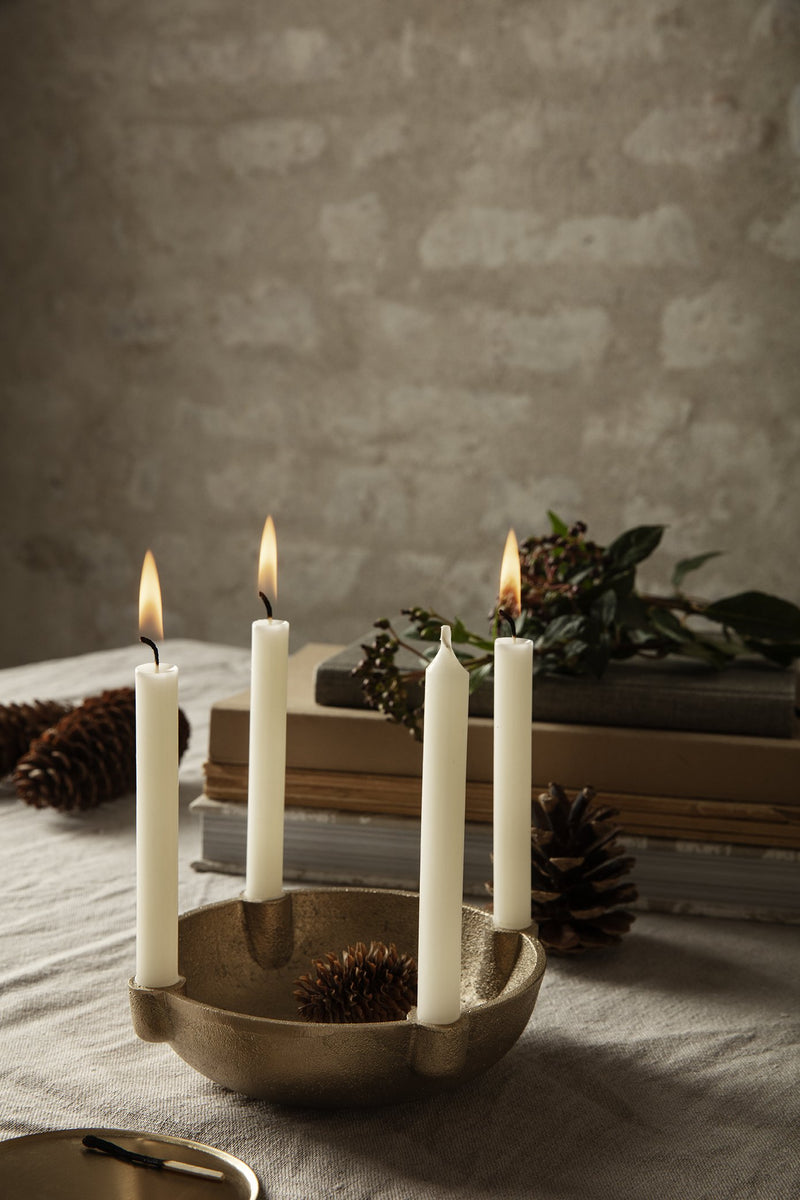 media image for Bowl Candle Holder in Casted Brass by Ferm Living by Ferm Living 269