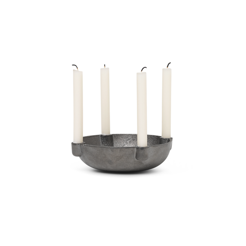 media image for Bowl Candle Holder in Casted Brass by Ferm Living by Ferm Living 219