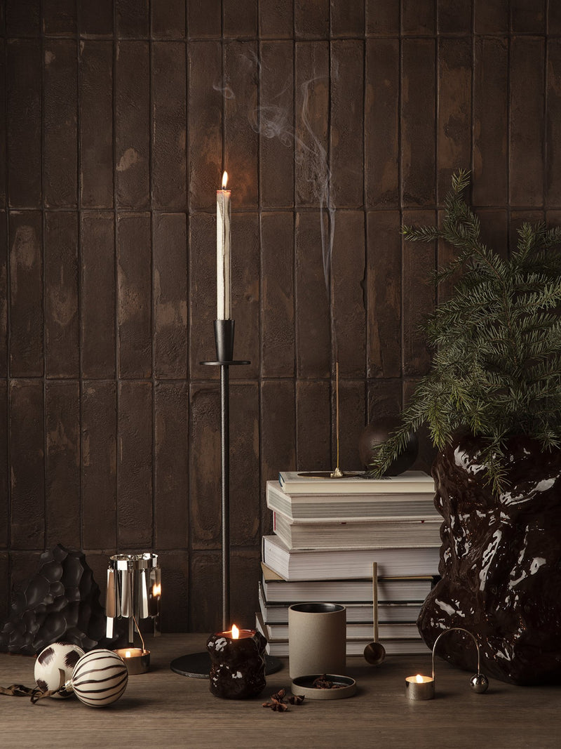 media image for Hoy Casted Candle Holder by Ferm Living by Ferm Living 212