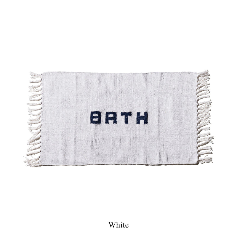media image for Handloomed Recycle Yarn Bath Mat By Puebco 110929 4 22