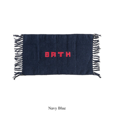 product image for Handloomed Recycle Yarn Bath Mat By Puebco 110929 6 66