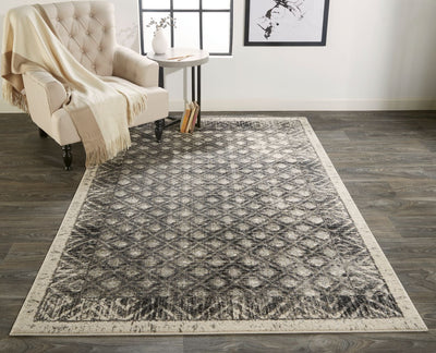 product image for Kiba Black and Ivory Rug by BD Fine Roomscene Image 1 81