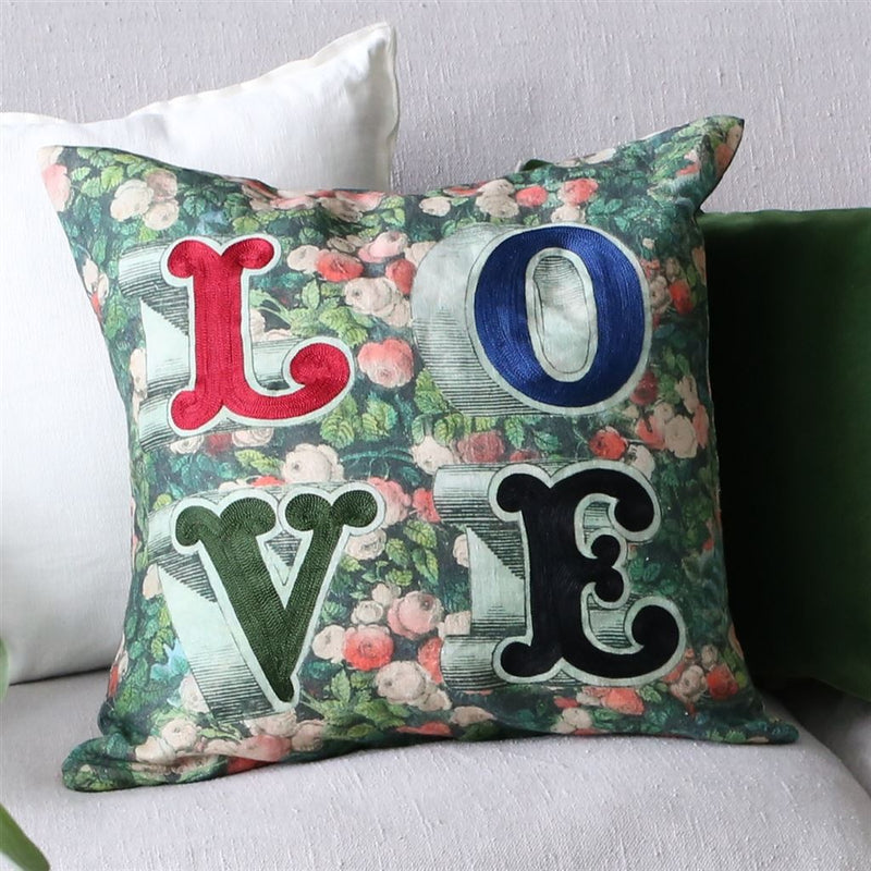 media image for love forest decorative pillow design by john derian for designers guild 3 251