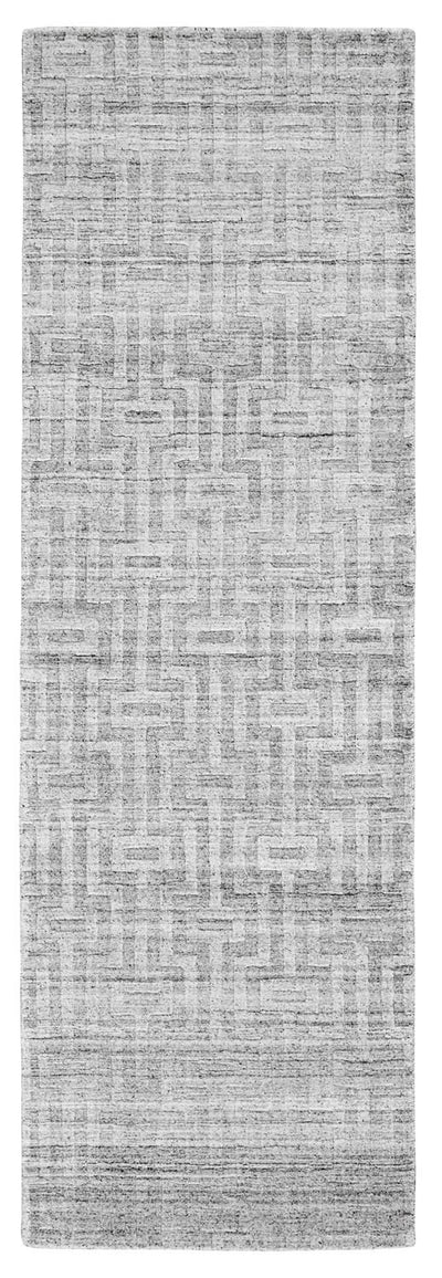 product image for Savona Hand Woven Light Silver Gray Rug by BD Fine Flatshot Image 1 74