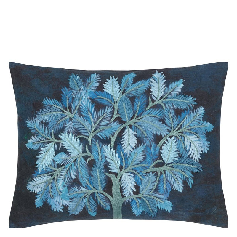 media image for Bandipur Azure/Emerald Linen Decorative Pillow By Designers Guild 287