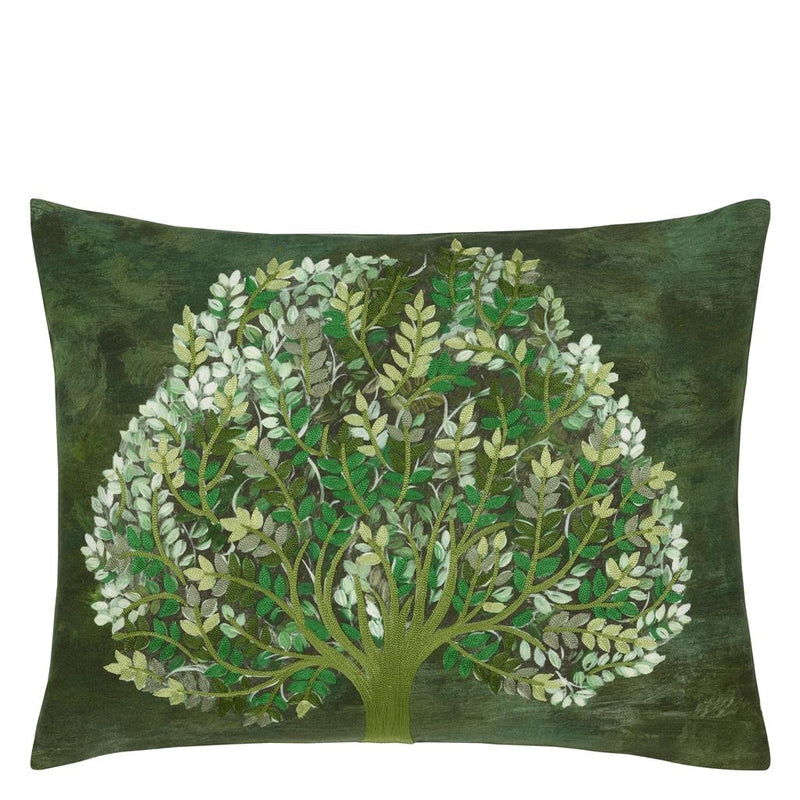 media image for Bandipur Azure/Emerald Linen Decorative Pillow By Designers Guild 222
