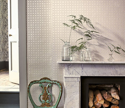 product image for Toto Wallpaper in light gray from the Manarola Collection by Osborne & Little 16