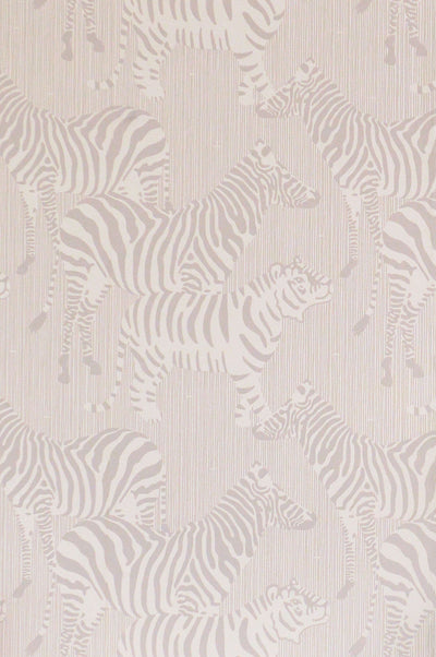 product image for Safari Stripes Warm Grey Wallpaper by Majvillan 39