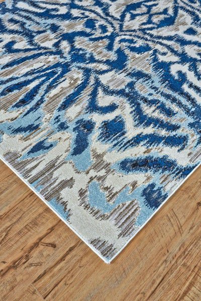 product image for Carini Blue and Taupe Rug by BD Fine Corner Image 1 54