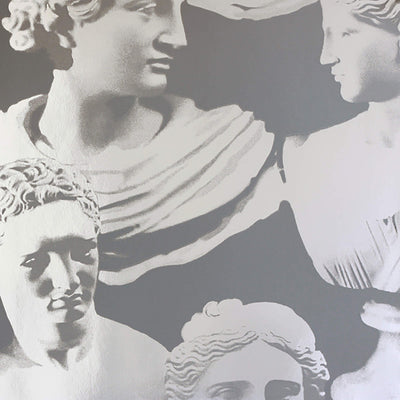 product image of Busts Antique Wallpaper in Grey 554