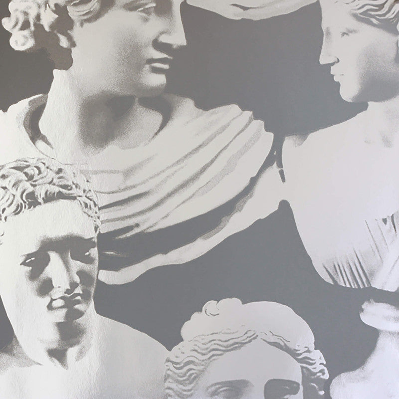 media image for Sample Busts Antique Wallpaper in Grey 275