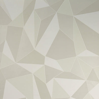 product image of Geometric Abstract Transitional Wallpaper in Beige/Cream/Grey 56