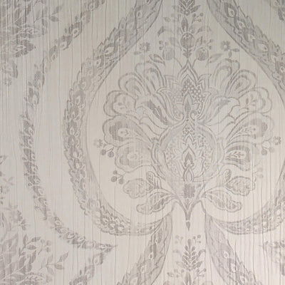 product image of Damask Stria Transitional Wallpaper in Cream/Beige/Taupe 534