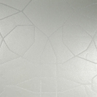 product image of Geo Abstract Metallic Wallpaper in Grey 511