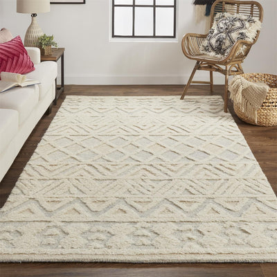 product image for Elika Ivory and Blue Rug by BD Fine Roomscene Image 1 71