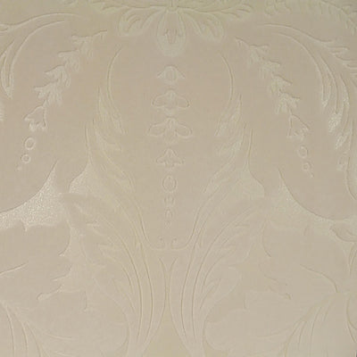 product image of Damask Flocked Wallpaper in Bisque 542