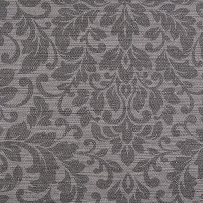 product image of Damask Elegant on Faux Grasscloth Wallpaper in Grey 587