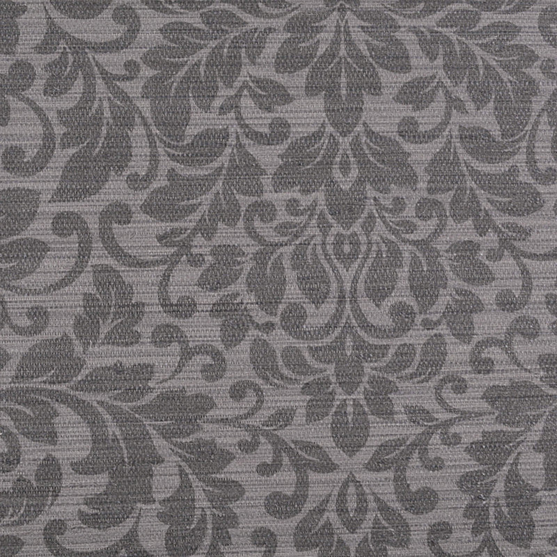 media image for Damask Elegant on Faux Grasscloth Wallpaper in Grey 272